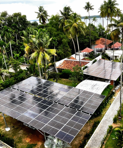 ARS SkyDeck™ Elevated RCC solar mounting structure,