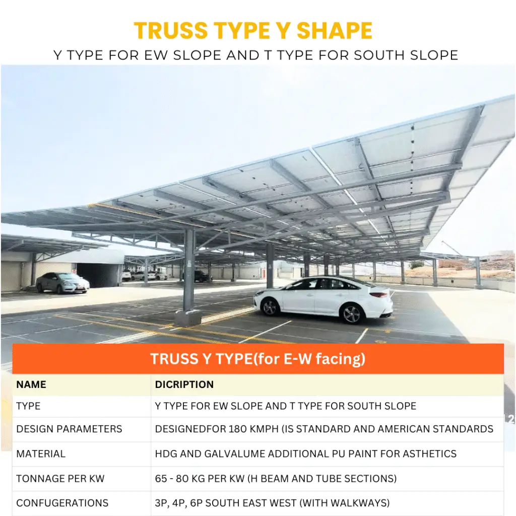 solar carport structure