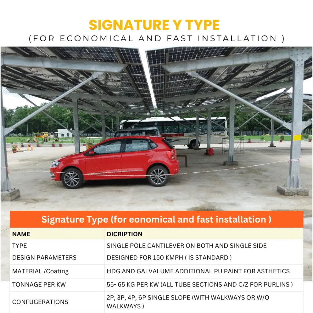 solar carport structure