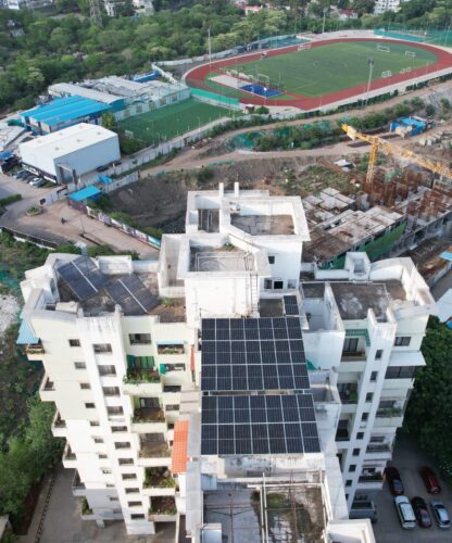 ARS stormsafe™ – Elevated RCC rooftop solar structure, 2–2.5m height
