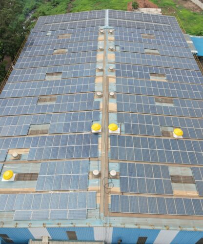 solar alumnium structure