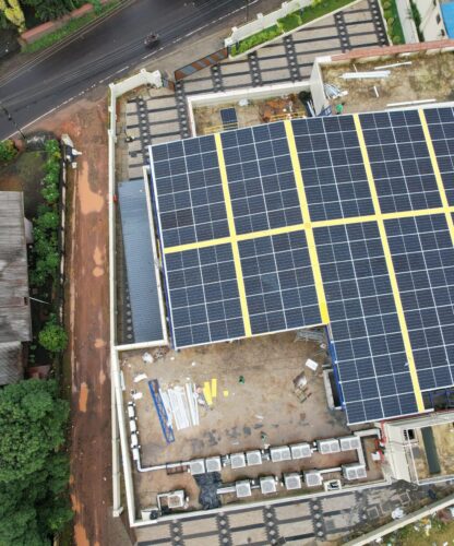 solar panel as roof