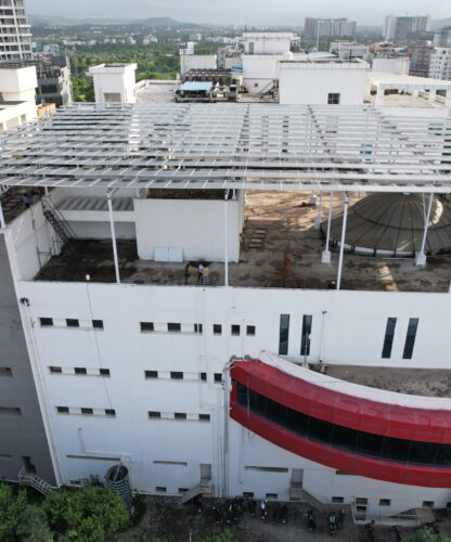 ARS SkyDeck™ Elevated RCC solar mounting structure,