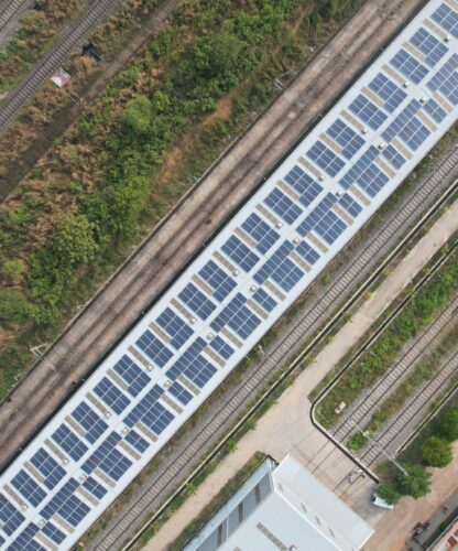 solar alumnium rail