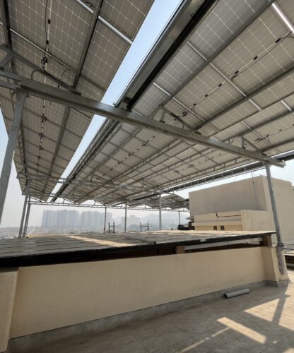 skydeck elevated solar structure