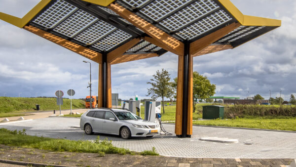 ev charging station canopy