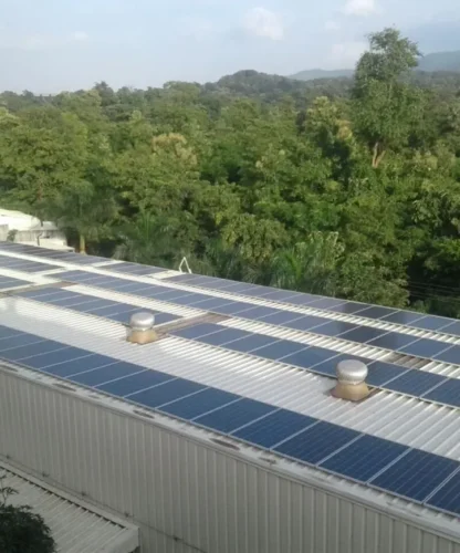 Aluminium structure- 80kw