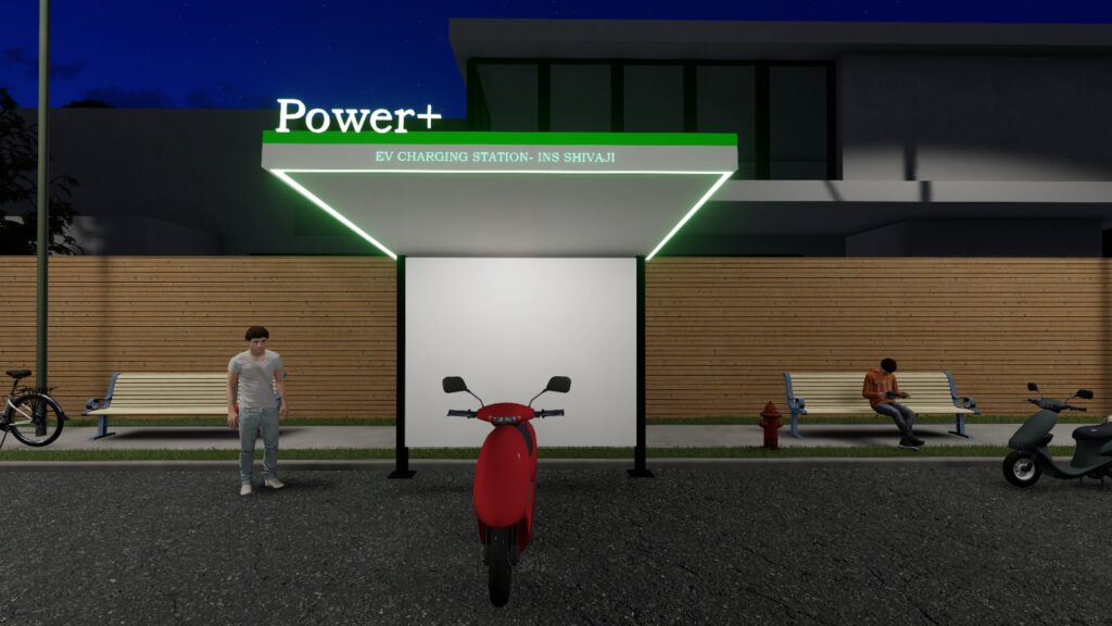 ARS EVStruct™ – EV charging station canopy with integrated solar panels