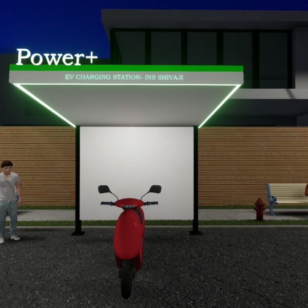 ARS EVStruct™ – EV charging station canopy with integrated solar panels