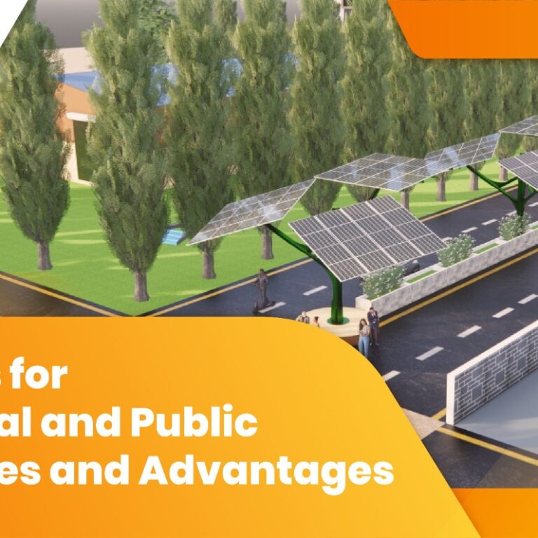 Solar Trees for Commercial and Public Spaces