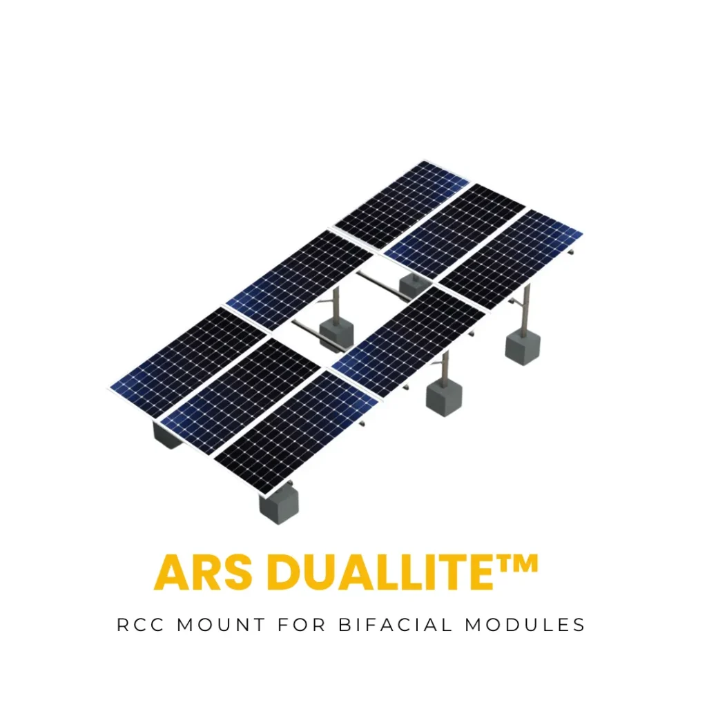 bifacial solar module structure