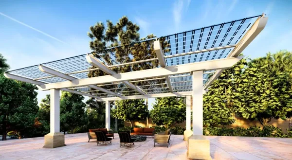 Leakproof solar roof