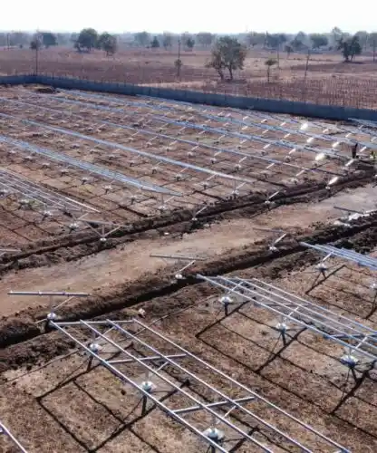 solar ground mount structure