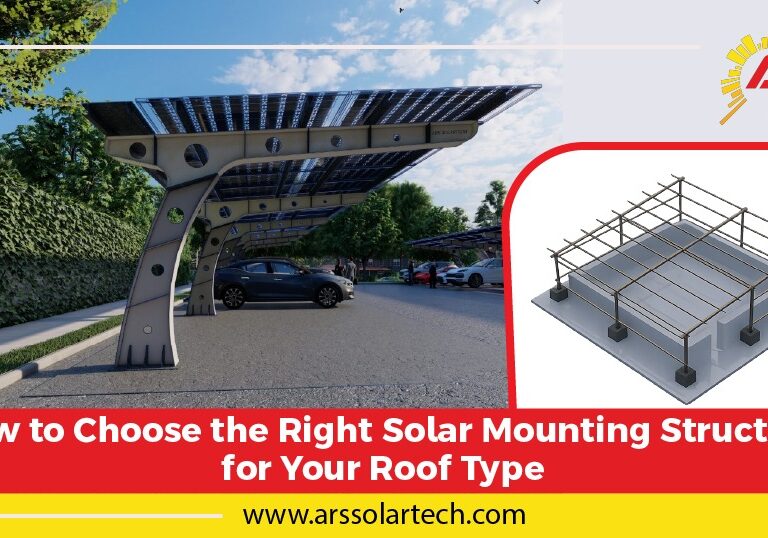 Right Solar Mounting Structure